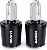 Vista 4 de Manillar de motocicleta para motocicleta, peso final, agarres para manillar, tapa antivibración, enchufe plateado para Suzuki Gixxer 150sf 250sf 155