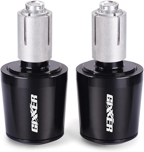 Miniatura 6 de Motocicleta motocicleta manillar peso final manillar Grips Cap anti vibración Silder Plug para Suzuki Gixxer 150sf 250sf 155 accesorios mango extremo