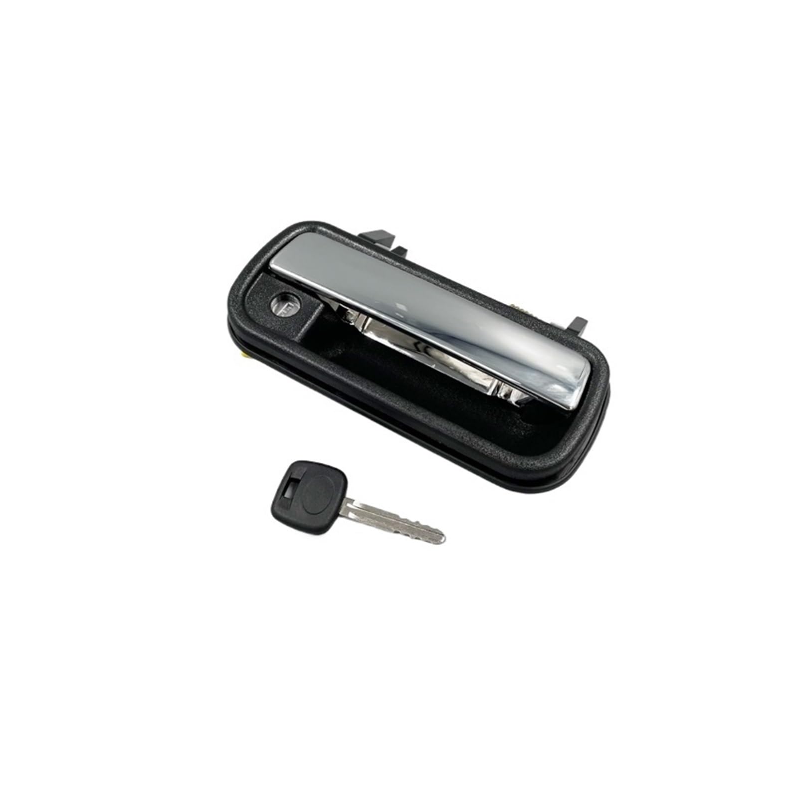 Trxjjvm for Toyota for Hilux Rn85 1988-1998 Pickup Front Door Outer Handle with Lock and Key Cylinder car Exterior Door Handle(Right with Key)