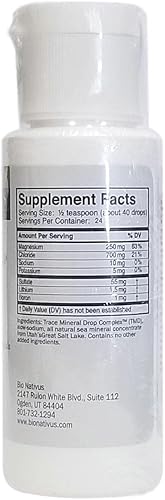 Miniatura 2 de BIO-NATIVUS, Complejo concentrado de gotas minerales traza, 2 onzas líquidas