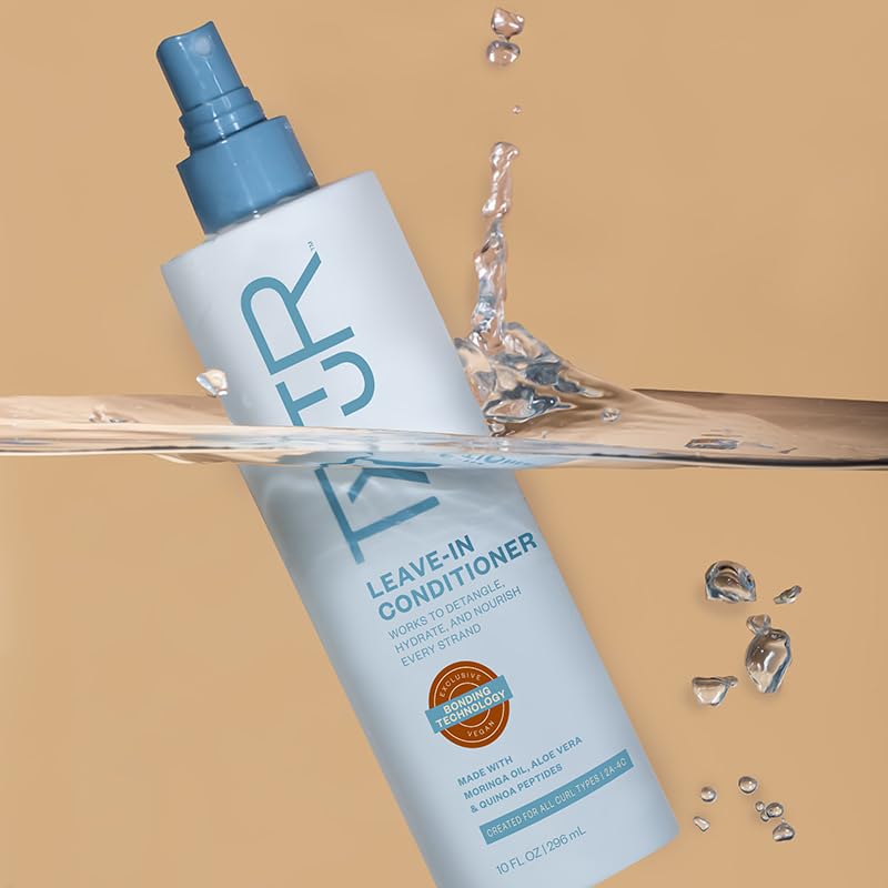 Miniatura 7 de Acondicionador de reparación sin enjuague, desenreda, fortalece y nutre mientras añade brillo intenso y suavidad, fórmula ligera mantiene los rizos