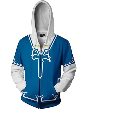 Amazon Fanituhan ゼルダの伝説 ブレス オブ ザ ワイルド コスプレ パーカー リンク 英傑の服 風 コスプレ 衣装 イメージパーカー ジップタイプ コート ジャケット 長袖 男女兼用 Xl コスプレ 仮装 通販