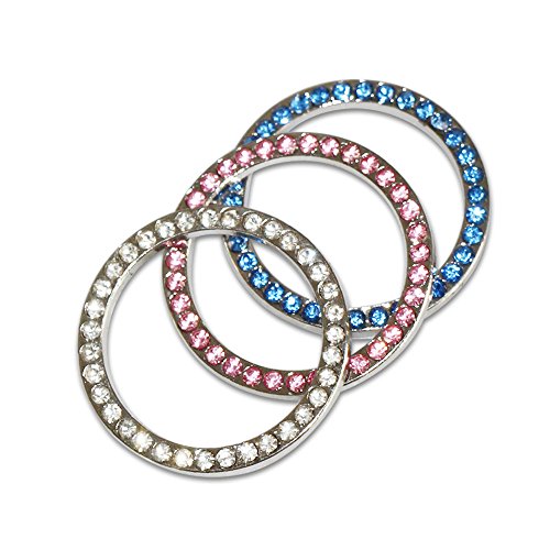 Jessicaalba Car Engine Start Stop Ignition Key Ring Car Auto Interior Decoration For Landrover Range Rover Sport Evoque Freelander 2 Discovery 3/4 #TOP2