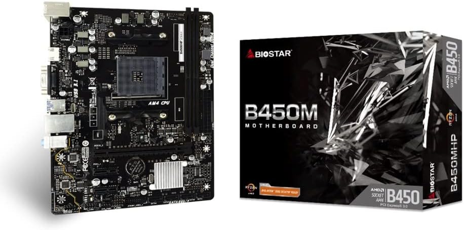 BIOSTAR B450MHP MicroATX Motherboard for Ryzen 5000 Ecuador Ubuy