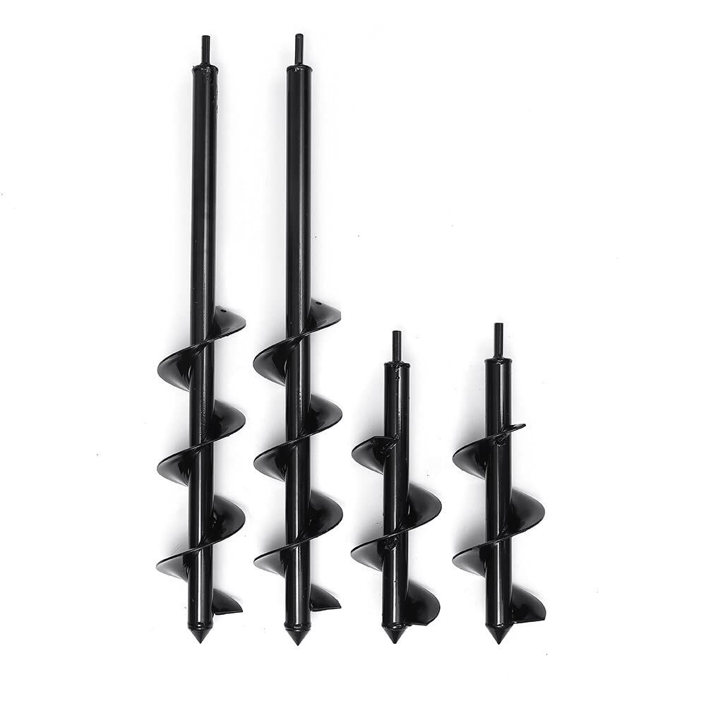 VIDOO Barrena de Jardín 9x25/30/45/60cm Broca de Plantación para Taladro Eléctrico-60Cm