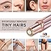 Titan Luxe Facial Hair Removal for Women, Face Shavers for Women, Portable Lady Face Electric Razor for Lip, Peach Fuzz, Chin with USB Rechargeable