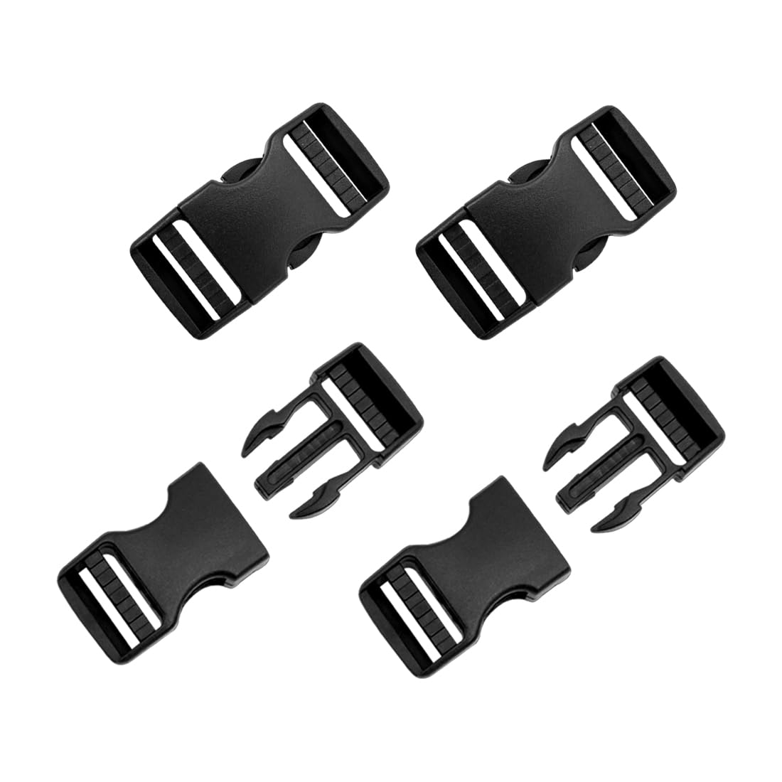 Plastic Side Release Buckles, Plastic Buckle Clips for Backpack Repairing, Luggage Fastening Strap