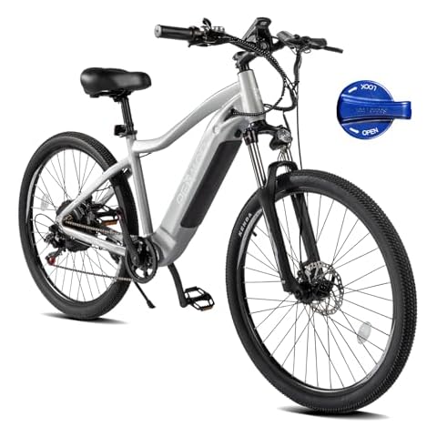 PEXMOR Electric Bike for Adults, 750W (Peak 1000W) BAFANG Motor 32MPH | 48V 14AH Removable LG Battery Mountain Ebike, 27.5" Electric Commuter Bicycle 7 Speed | Front Suspension Cover