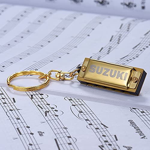 Harmonica Harmonica Mini 5 trous 10 tonalités harmonica porte – clés C clé or amovible harmonica instruments de musique… - Les Beatles, Paul McCartney, John Lennon, RIngo Starr, George Harrison Harmonica Harmonica Mini 5 trous 10 tonalités harmonica porte - clés C clé or amovible harmonica instruments de musique… – Image 7
