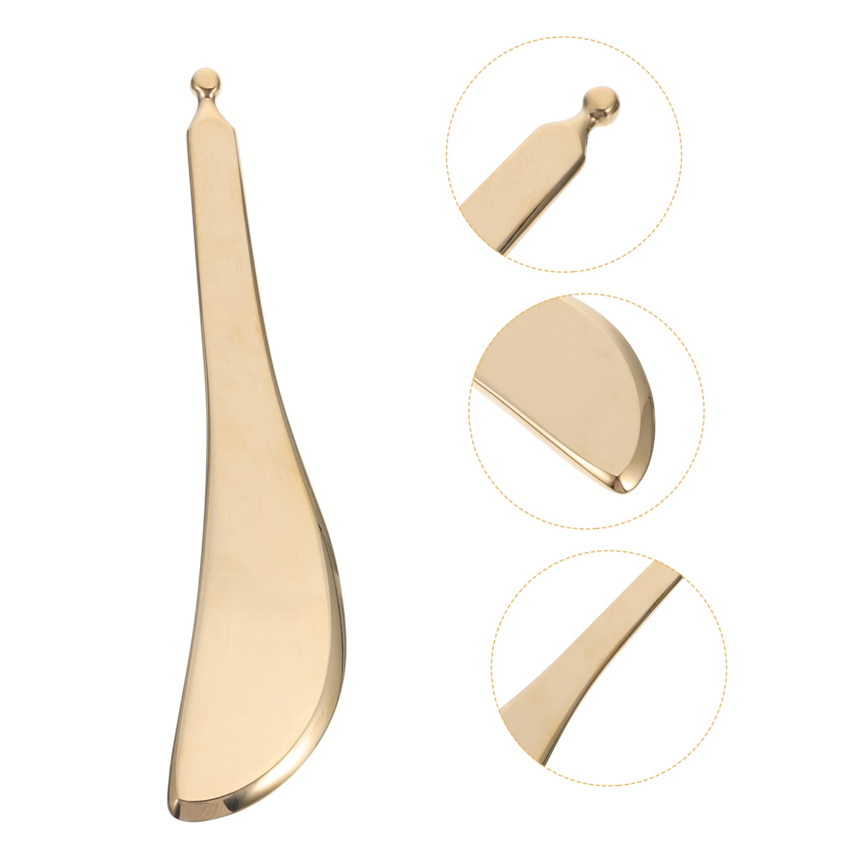 Gatuida 3pezzi Barra Massaggiante Creativa Per Gua Sha Strumento Di Massaggio Per Viso e Occhi Superficie Liscia e Confortevole Accessorio Benessere Per Relax e Rilassamento Muscolare