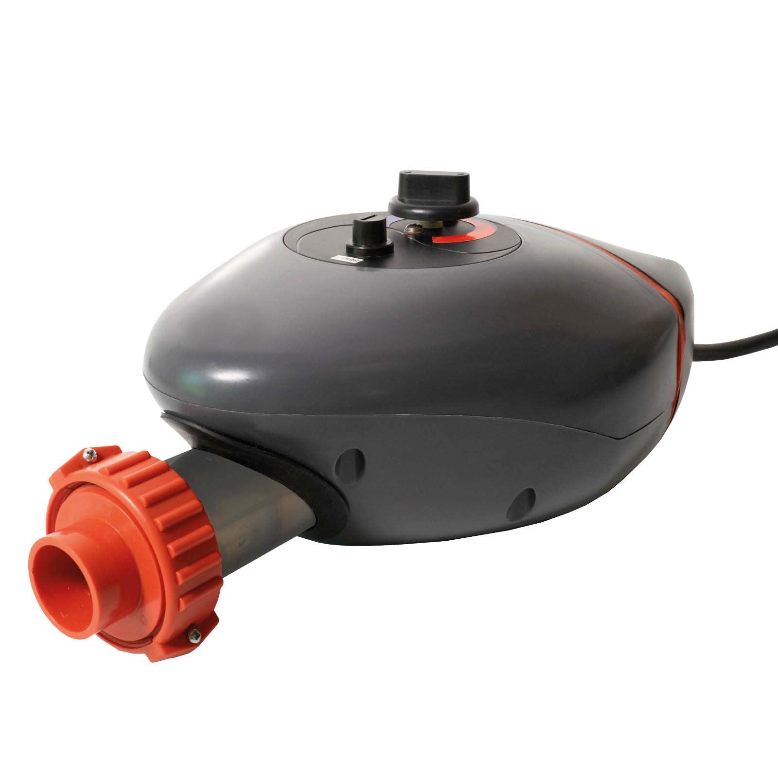 Mauk® Pool & Schwimmbad Heizer Heat Drop® elektrische Poolheizung bis 40 °C - 6-8 °C/Std | 3000 Watt + Fehlerstromschutzschalter & Thermostat | Poolheizer Komplettset