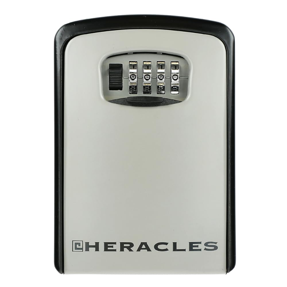 Boîte à clés HERABOX à code big gris argenté - Solution de sécurité pour clés