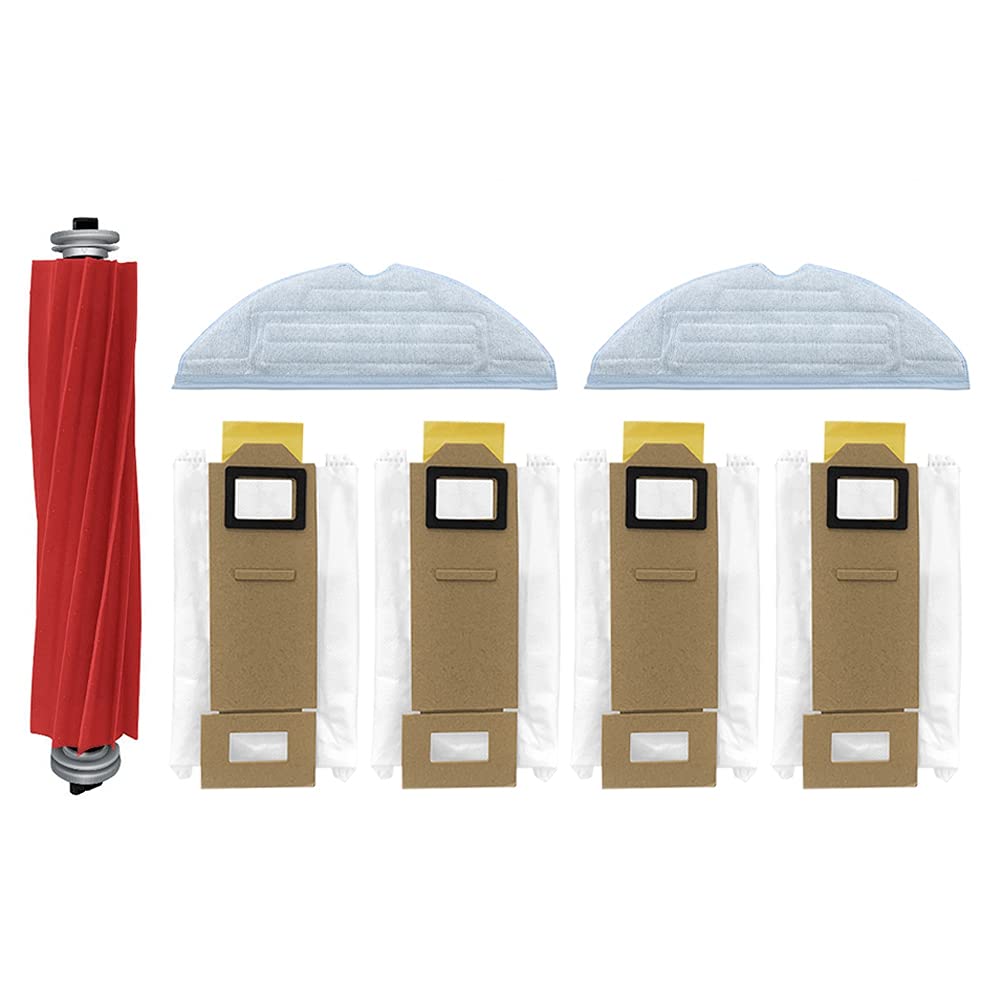 LICHIFIT Spazzole Laterali Panno Mop Filtro Salviette Straccio Pulizia Pad Pettine per Roborock T7S T7S Plus S7 Spazzatrice Accessori