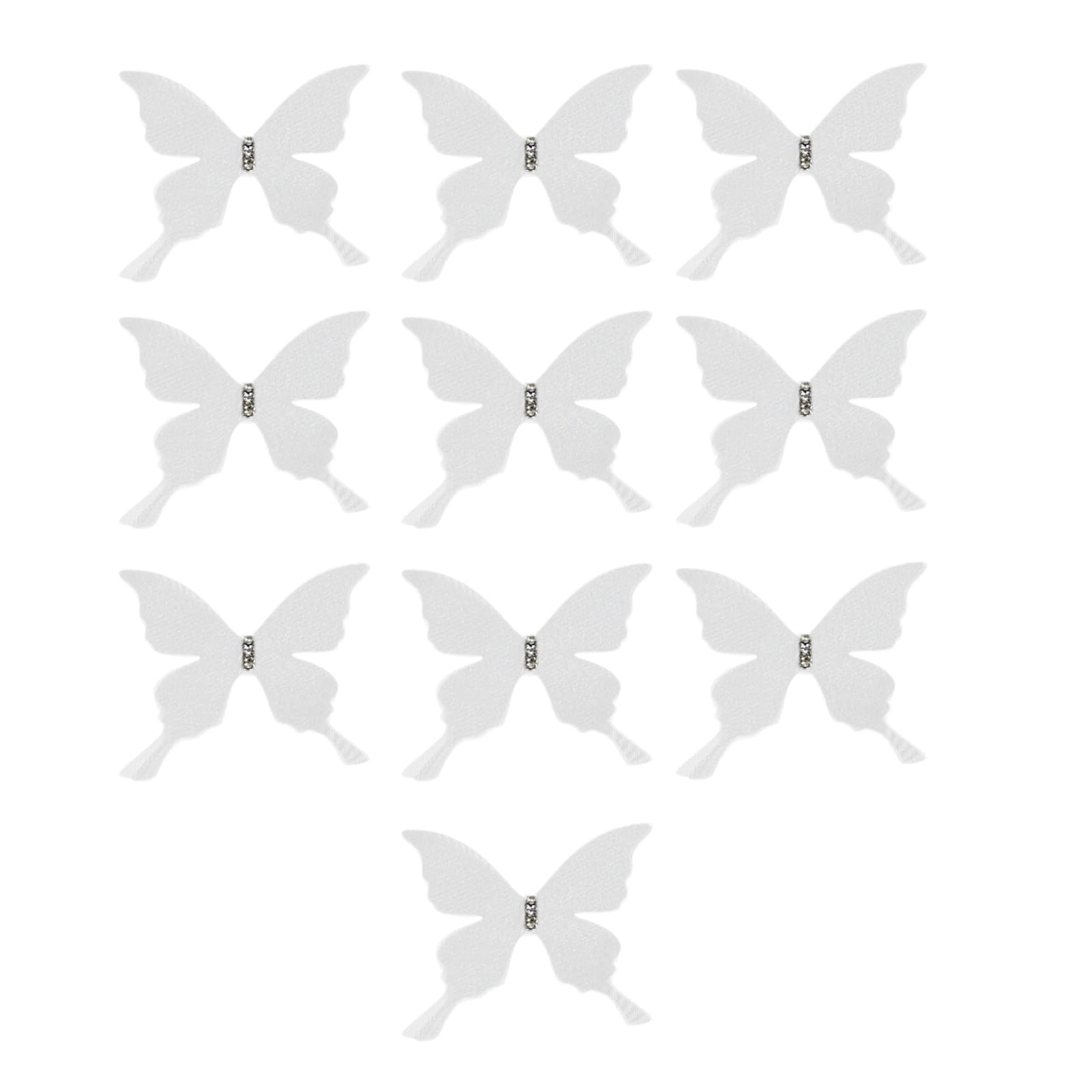 our fave 10Pcs Curtain Decorative Pin Butterfly Pin Rhinestones Embellishments Pin For Curtain Decoration Accessories