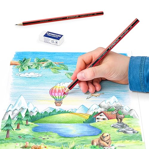 STAEDTLER Colored Pencils Set (24-Pack) for School Supplies - Break-Resistant Lead, Sustainably Made, Vibrant Colors for Artists & Students view 8