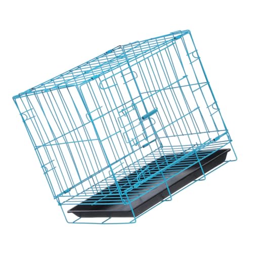 Mikikit Portable Cat Travel Carrier Lightweight Wire Cage for Pets for Cats Bunnies Dogs for Easy Travel Ventilation