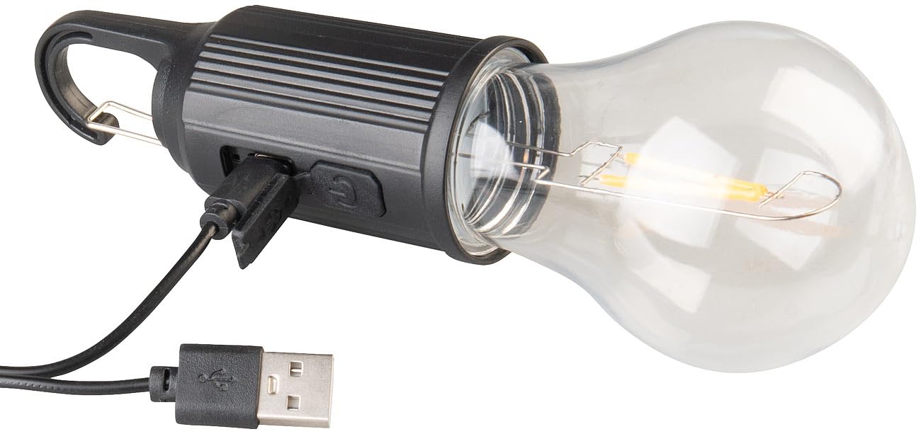 Lunartec Campinglampe: 16er-Set LED-Akku-Glühbirnen mit je 120 Lumen, 400 mAh, USB-Ladung (wiederaufladbare Kabellose Lampen, Campinglampe Akku, Angeln)
