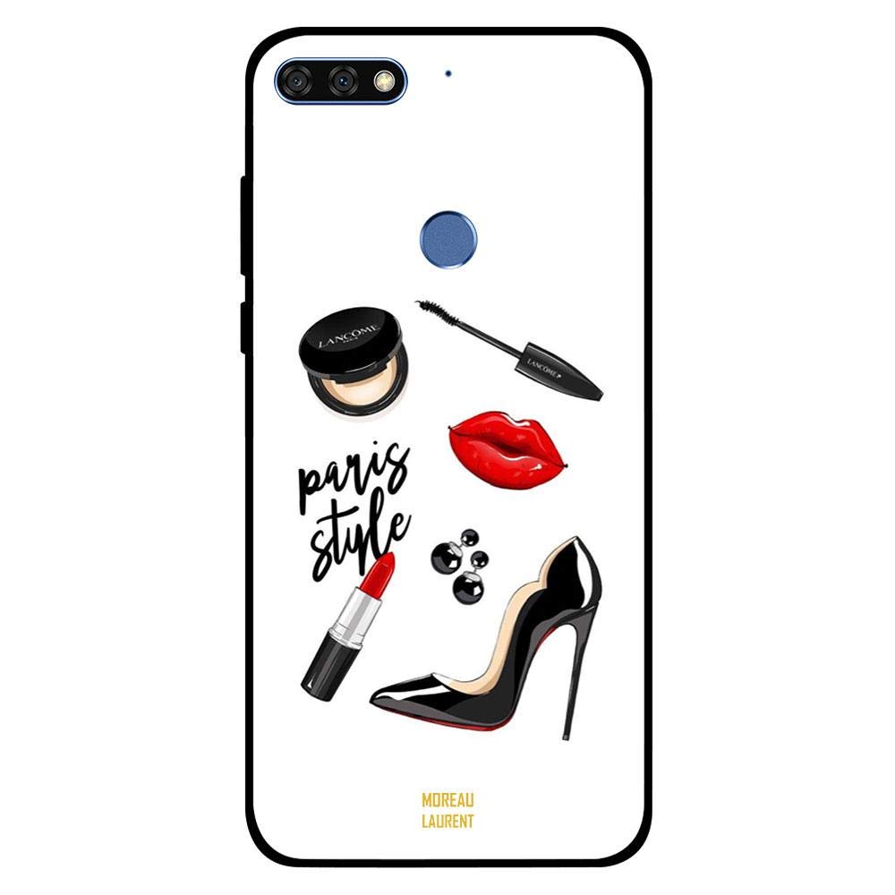 Honor 7C Case Cover Paris Style Makeup, Moreau Laurent Premium Phone Covers & Cases Design