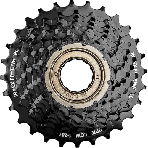 Relwears Bike Freewheel 7 Speed Tourney Screw On Multiple Bicycle Freewheel 14-28T for Mountain Bike Folding Bike
