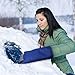 Skrobaczka do lodu 1 PC Car Scrape Okno Akcesoria samochodowe Rękawiczki zimowe Rękawice Snow Shover Cieple Clean Lodówka Rękawice do usuwania samochodów Lód skrobak (Color : Blue)