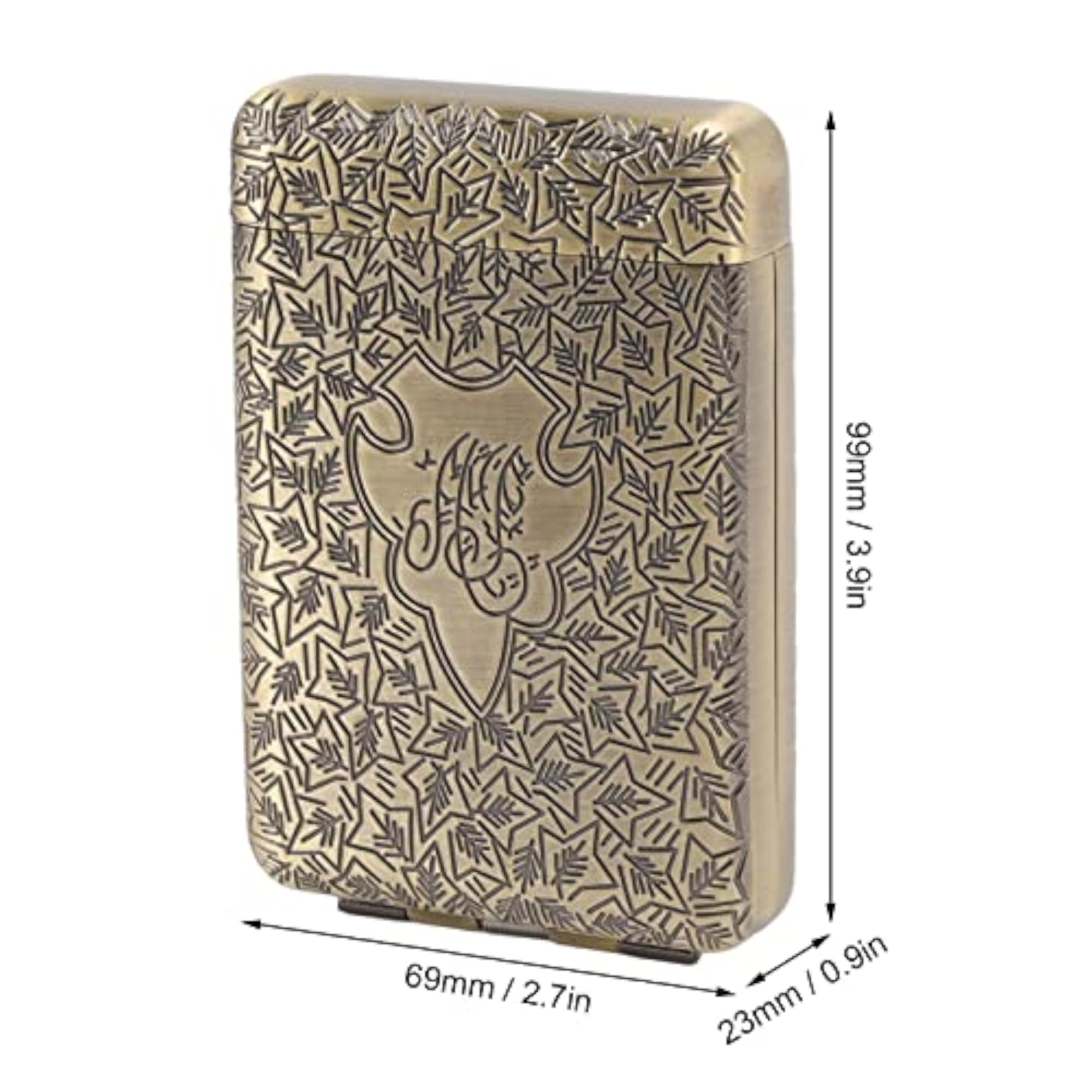 Retro Cigarette Case with Large Capacity, Bronze