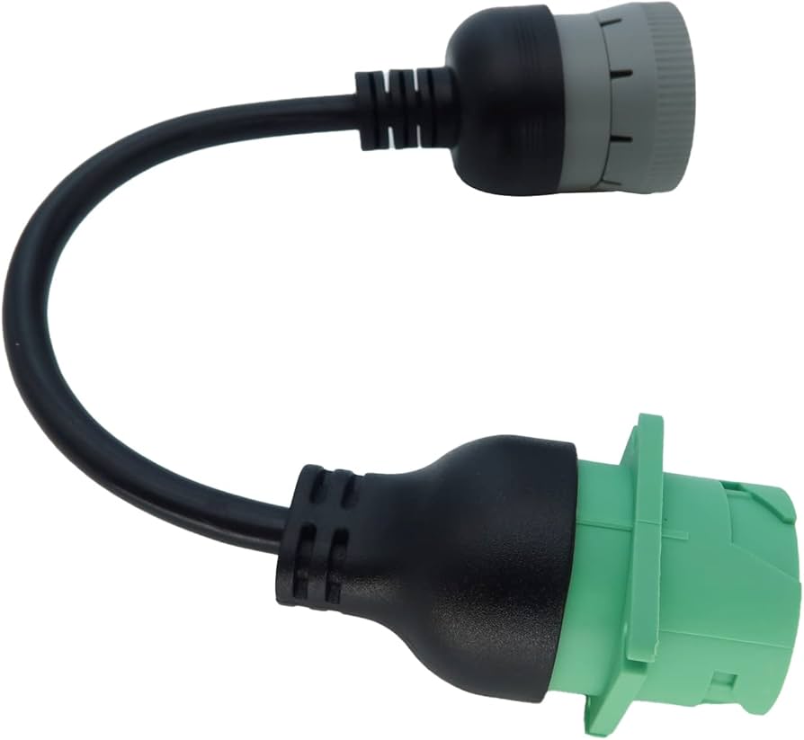 Amazon.com: 6pin J1708 to Type2 Green 9pin J1939 Adapter Cable for Amazon.com: 6pin J1708 to Type2 Green 9pin J1939 Adapter Cable for