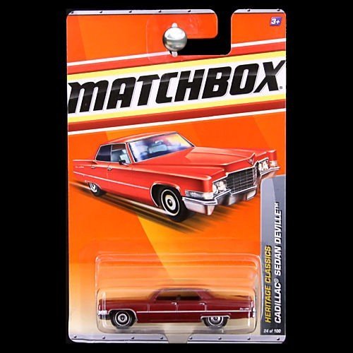 2011 Matchbox Cadillac Sedan Deville Red #24 of 100