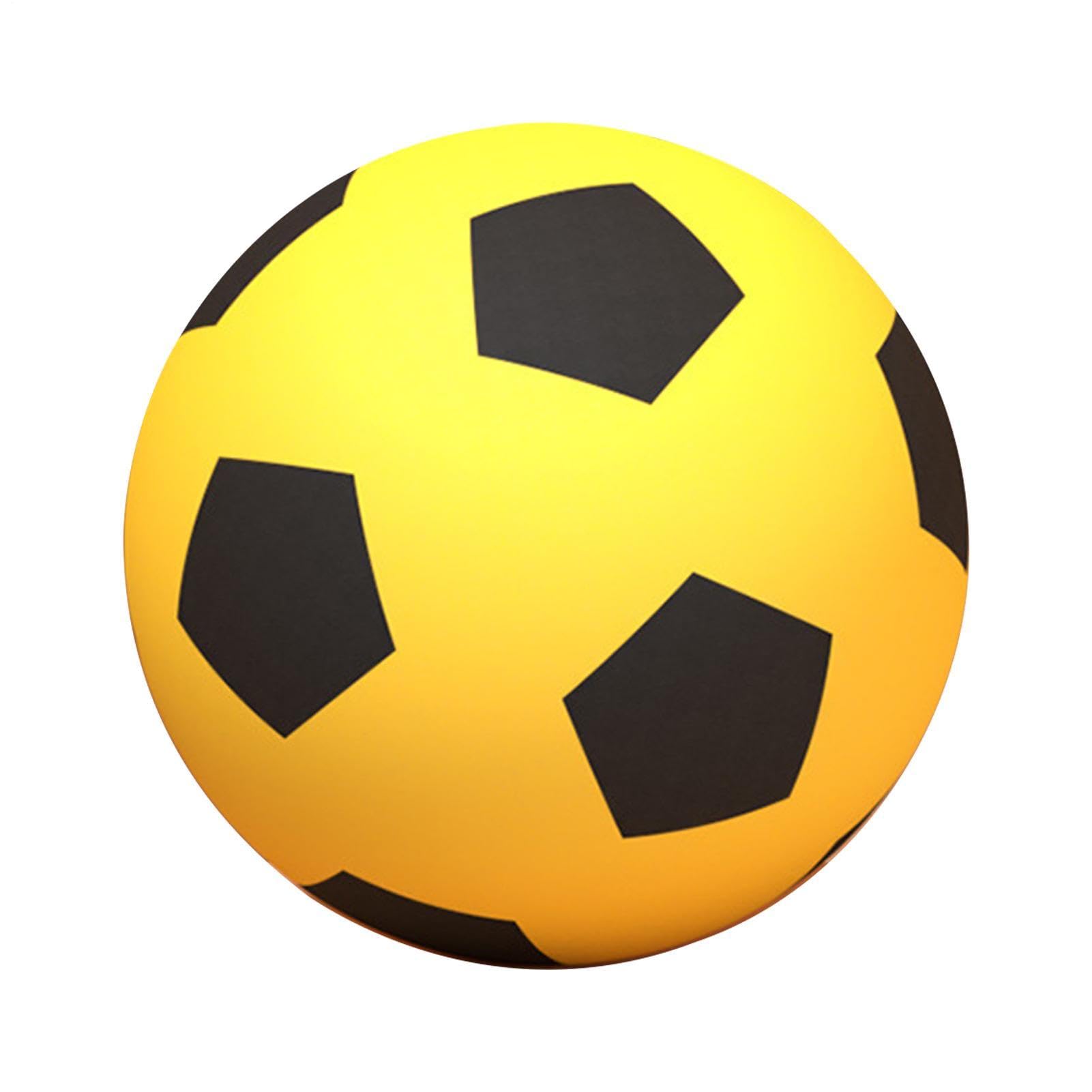 18cm Silent PU Foam Soccer Ball – Solid Low Noise Design For Home Training, Dribbling Practice And Kids Safe Play, Mini Silent Sponge Soccer Toy Sport