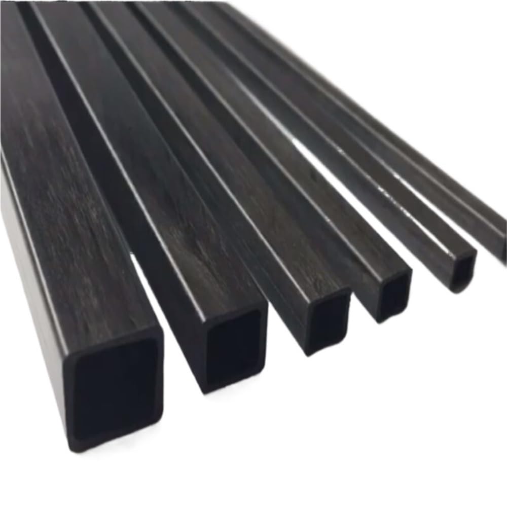 2 szt. Kwadratowa rura z włókna węglowego 20-calowe drążone pręty 3-10 mm(10x10x8.5mm)