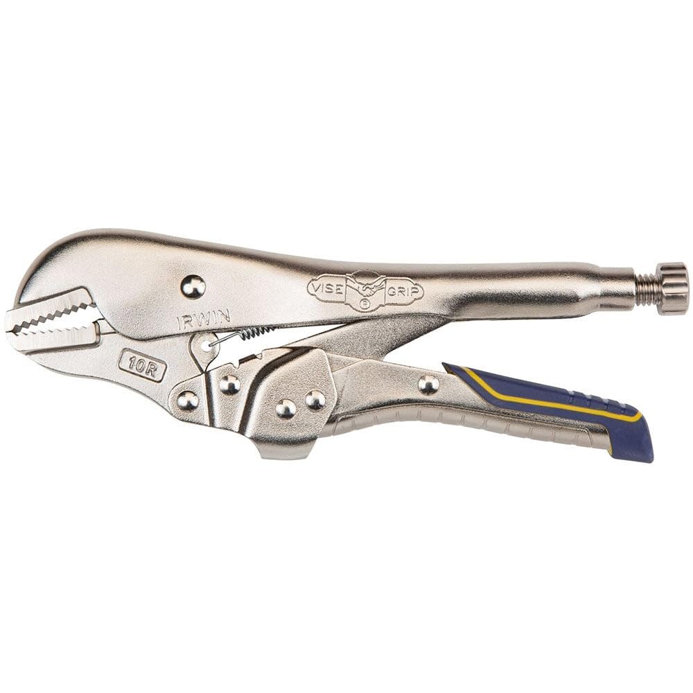 IRWIN T0102EL4 Steel Locking Plier Straight Jaw, 10 inch (Silver) (102L3)