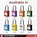 TRADESAFE Lockout Tagout Locks Set - 10 Purple Loto Locks, Lockout Locks Keyed Different, 2 Keys Per Lock, OSHA Compliant Lock Out Tag Out Padlocks, Safety Padlocks for Electrical Lockout Tag Out Kits