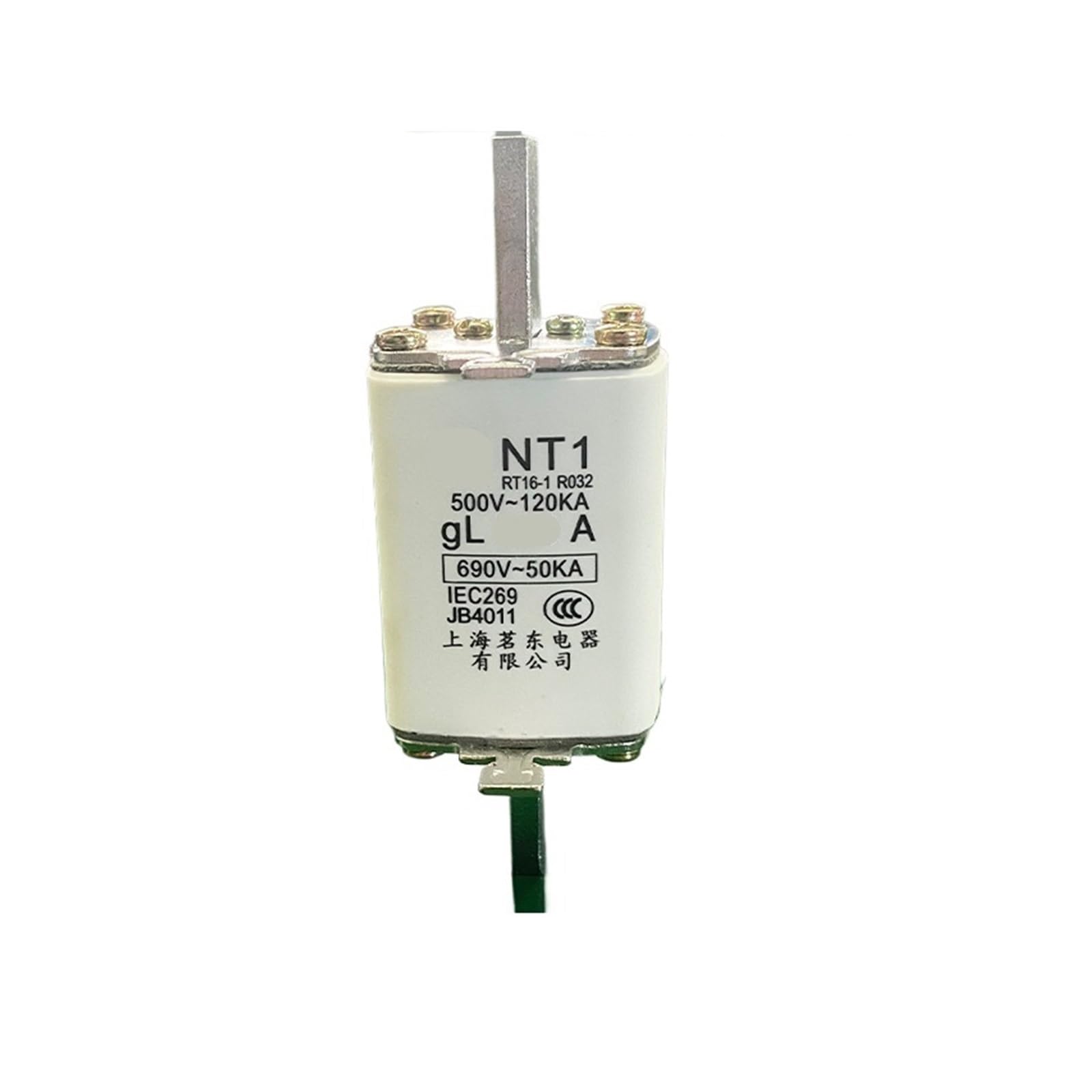 Fusible à lame 160A RT16-1 pour éviter les pannes de transformateur