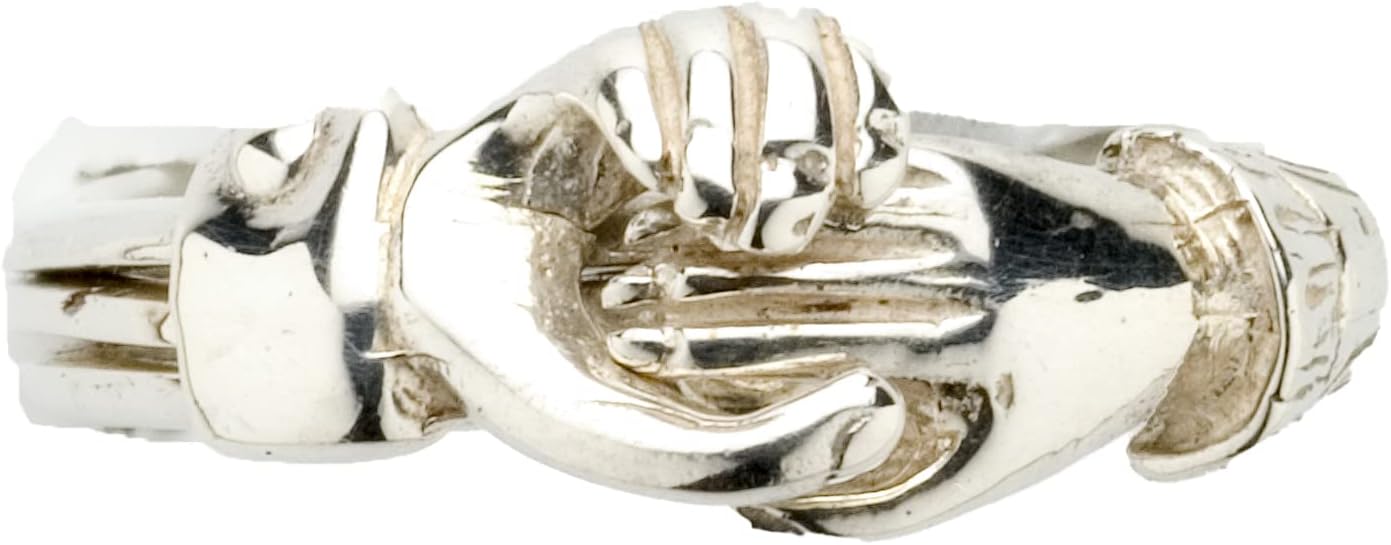 Ladies 3 Band Claddagh Puzzle Ring 3CL