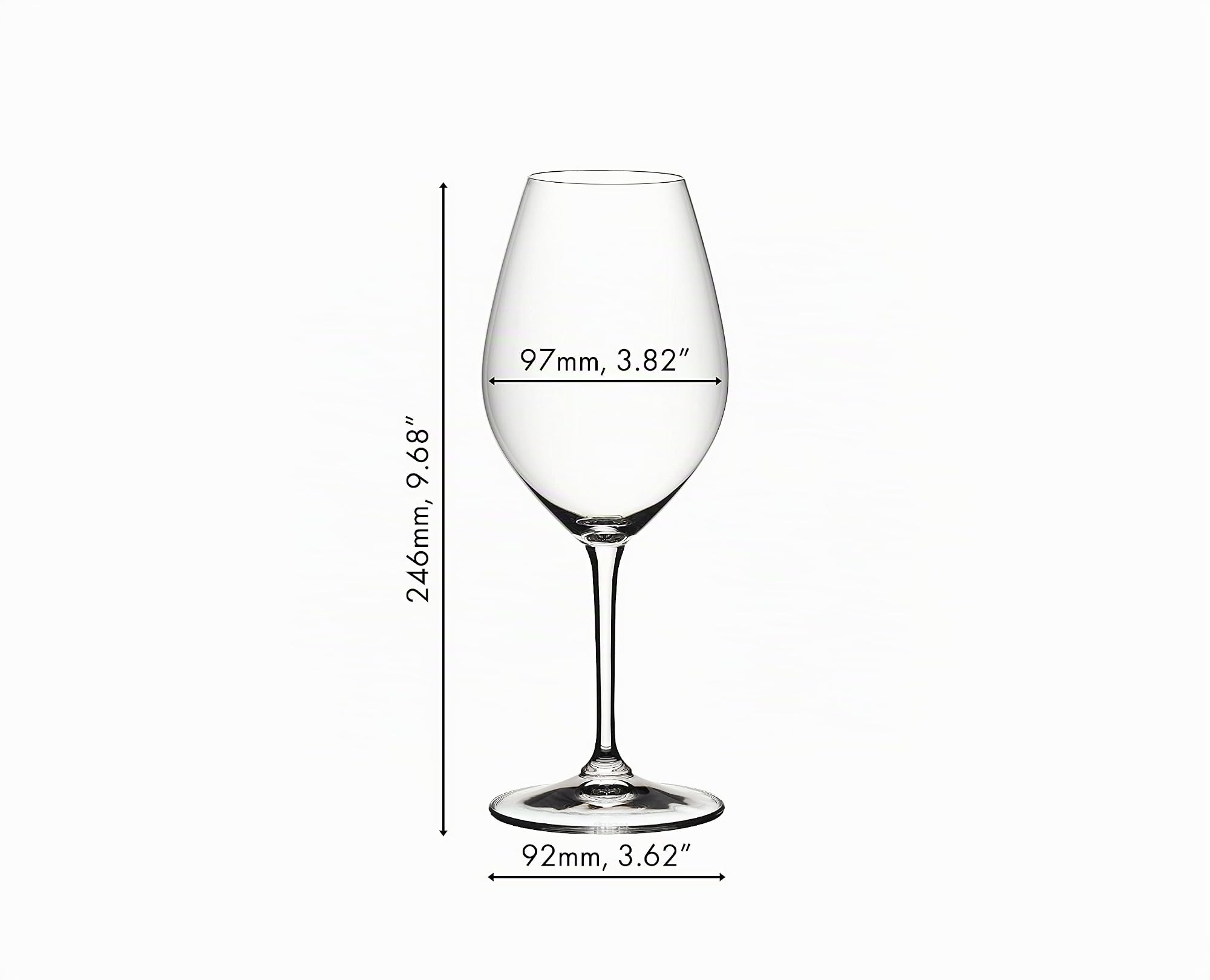 Riedel Wine Friendly Red Wine 002 Set di 4 bicchieri da vino rosso Bicchiere da vino rosso 667 ml