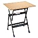 Rock-Steady Folding Steel Stand - Space-Saving Portable Work Stand w/Locking pins - 200 Pounds Capacity Woodworking Table Stand - Ideal Folding Work Stand for Router Tables and T-Track Tables