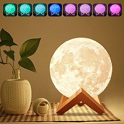 Generic-The-Ace-Store-Moon-Lamp-Tap-To-Chnage-Colors-7-Colors-With-Rechargeable-15-Cm-Size-3D-Moon-Lamp-Multi-Color-StandardPlastic-Pack-of-1