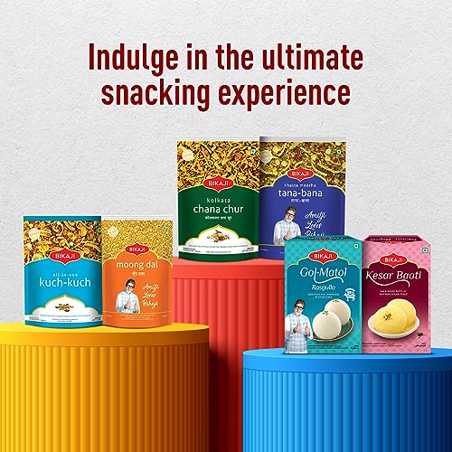 Image of Bikaji Gol-M-Gol Soft & Juicy Gulab Jamuns | Pantua | State of the Art Manufacturing | Tin Can Sealed for Freshness | 1.25 kg Pack (Pack of 2)