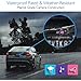 Pyle Rear View Backup Car Camera - Screen Monitor System w/ Parking and Reverse Assist Safety Distance Scale Lines, Waterproof & Night Vision, 7