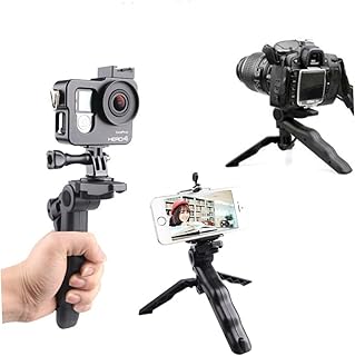 Hemobllo Mini Tripod Camera Tripod Handheld Tripod Self- Timer Live Tripod Mini Tripod Table Stand Camrea Tripod Heavy Duty Self-timer Live Tripod Black Handheld Table Frame Camrea Tripod
