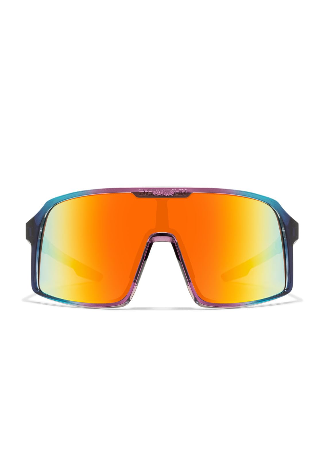 D.Franklin Occhiali da sole - Occhiali da sole sportivi con lenti polarizzate e protezione UV - Sport all'aperto - Modello wind - Rettangolari - Per uomo e donna - Sunglasses