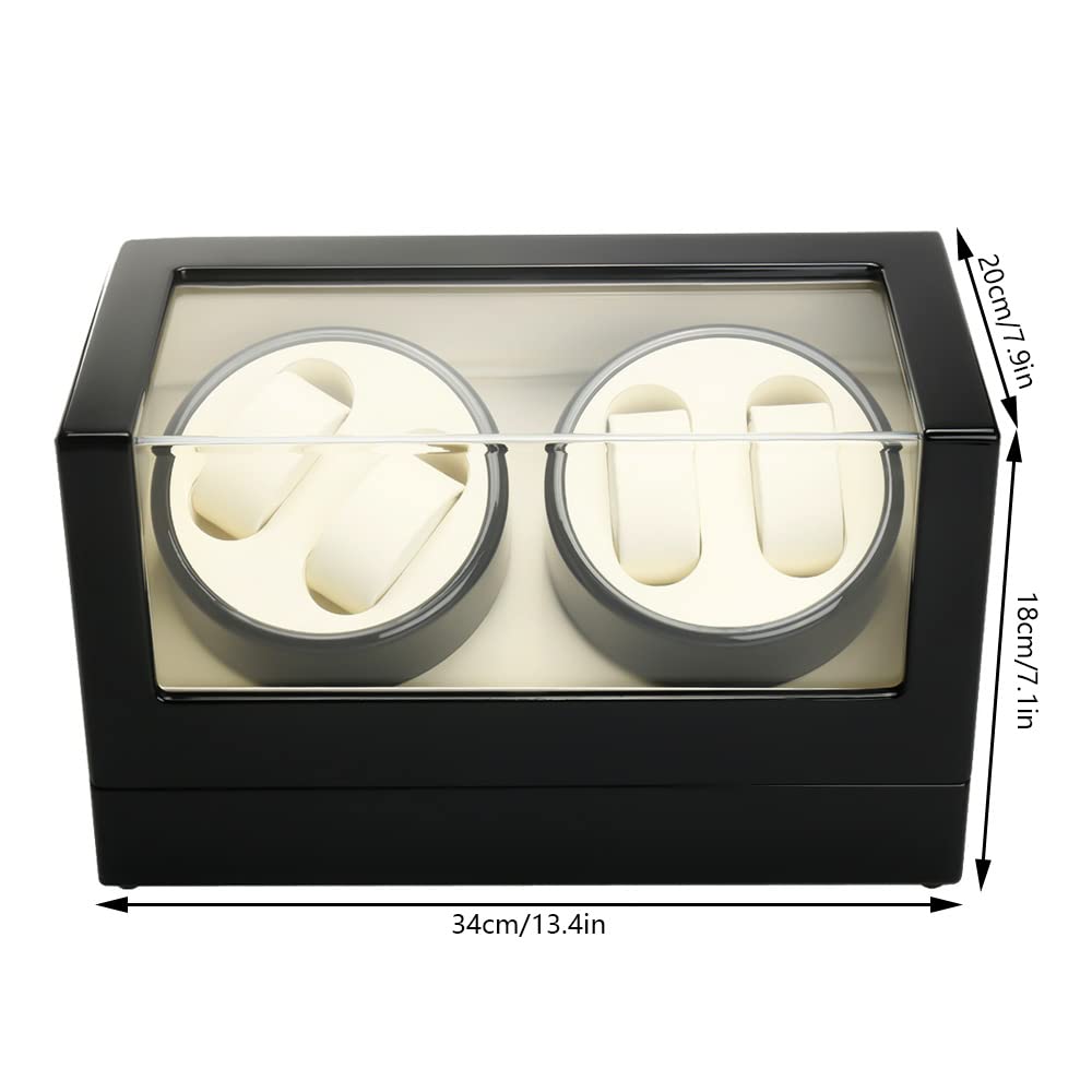 Automatische Uhrenbeweger Box, 4+0 HOL Beweger Uhrenbox Automatikuhren Watch Winder Aufladung 34 * 20 * 18cm