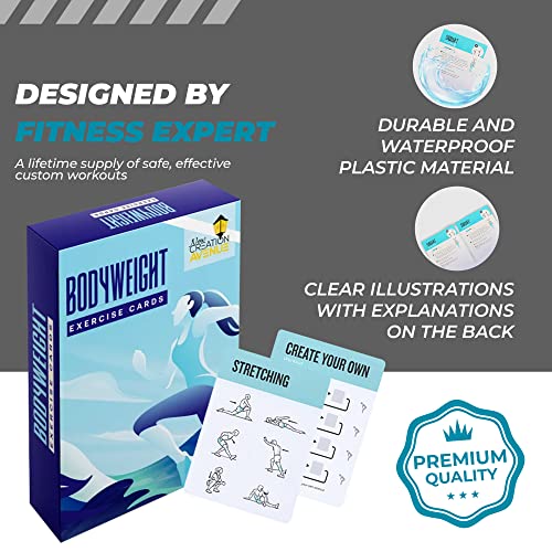 NCA Exercise Dice - 2 Fitness Dice+ 1 Yoga Dice + Bodyweight Exercise Cards - Add Fun and Variety to Workouts for Home or The Gym- Workout Dice 12 Sided Foam for Kids or Adults Turquoise & Indigo - Image 5