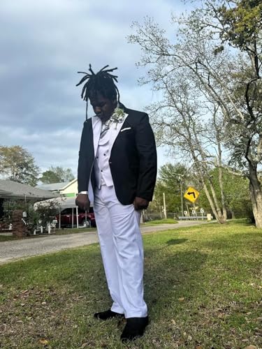 2024 Fashion Slim Fit Prom Suits for Men 3 Piece Elegant Groom Tuxedos for Wedding STXZ0603