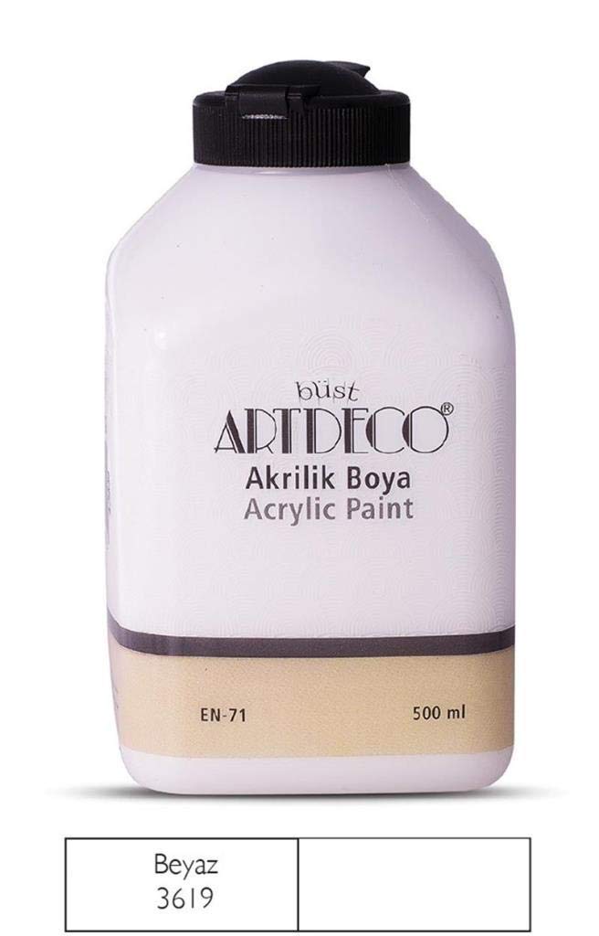 Artdeco Farba akrylowa, 500 ml, aksamitna czerwień 3019