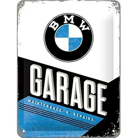 Nostalgic-Art BMW Retro Tin Sign for Garage Cover