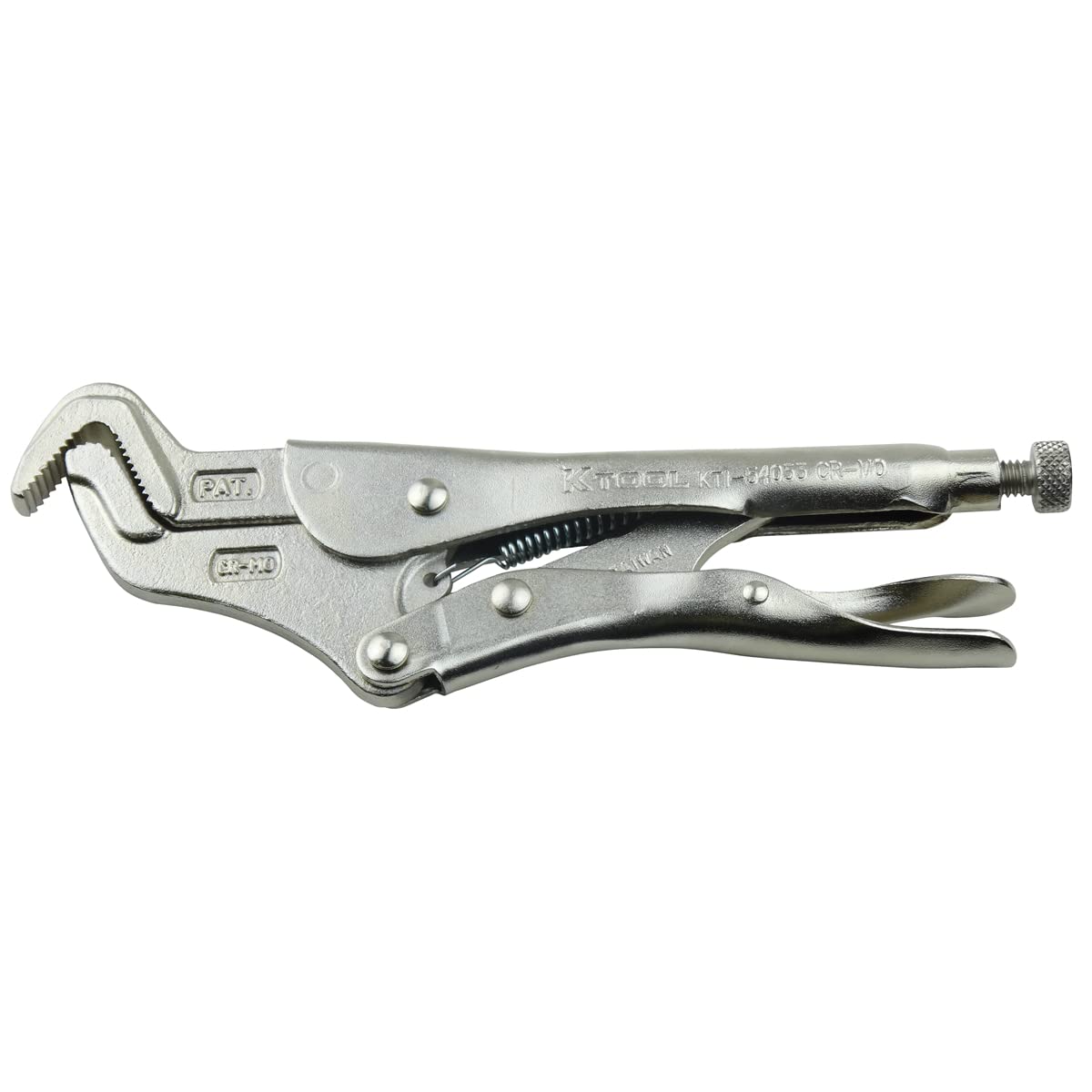 K Tool International54053 9" Parrot Plier for Garages, Repair Shops and DIY, 3 Sided File-cut Grip, Chrome-molybdenum Steel, 15/64" to 1-1/4" (6-32mm) Jaw Capacity, Adjustable Pressure Screw