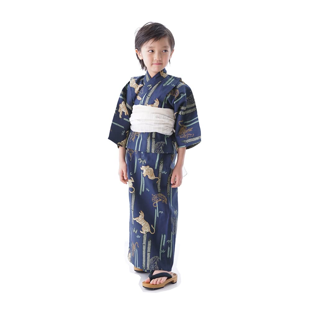 子供用 浴衣3点セット 120cm 男児 楽天市場】浴衣セット 3点 男の子 楊柳織 浴衣 男の子 子供