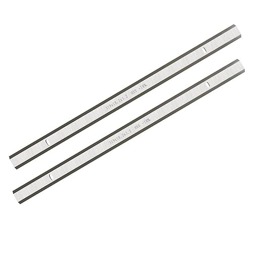 Cuchillas cepilladoras de 12-1/2 pulgadas x 3/4 pulgadas x 1/8 pulgadas para Mophorn Mb1931 Emb1931, Craftsman 12-1/2 pulgadas, bordes dobles