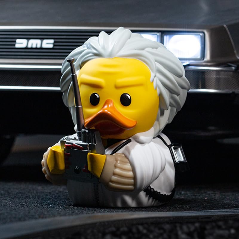 TUBBZ Boxed Edition Doc Brown Collectible Vinyl Rubber Duck Figure - Official Back To The Future Merchandise - TV, Movies & Video Games - Image 3