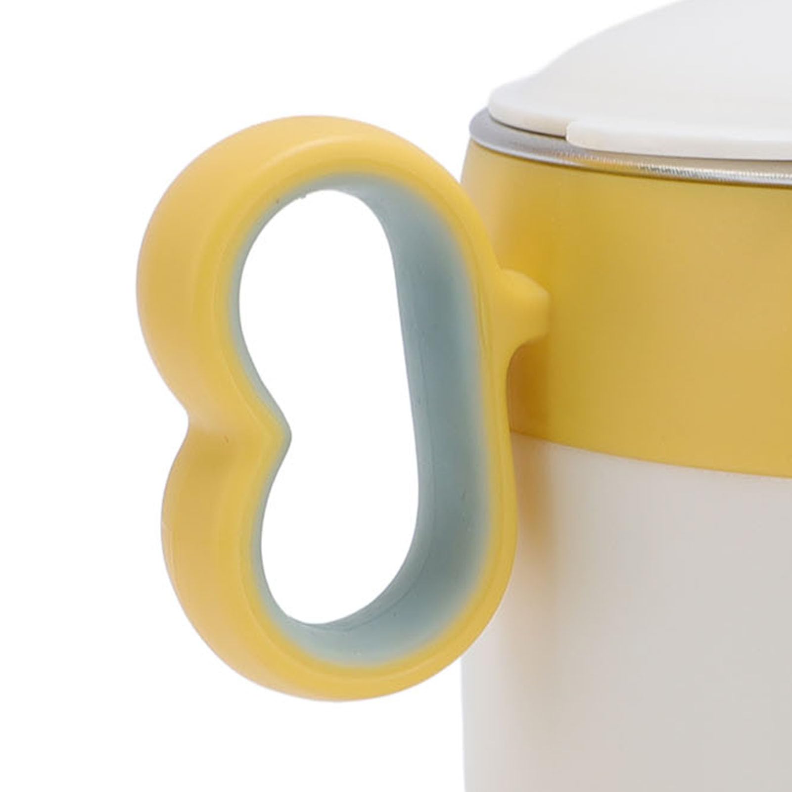 SIXRUN Contenitore per il Pranzo Isolato Termostato Intelligente Design Ciotola Riscaldante Elettrica per la Casa Ricaricabile 450 Ml